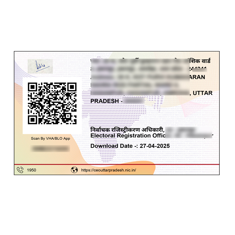 Voter Id Without Pdf (PVC) - Image 2